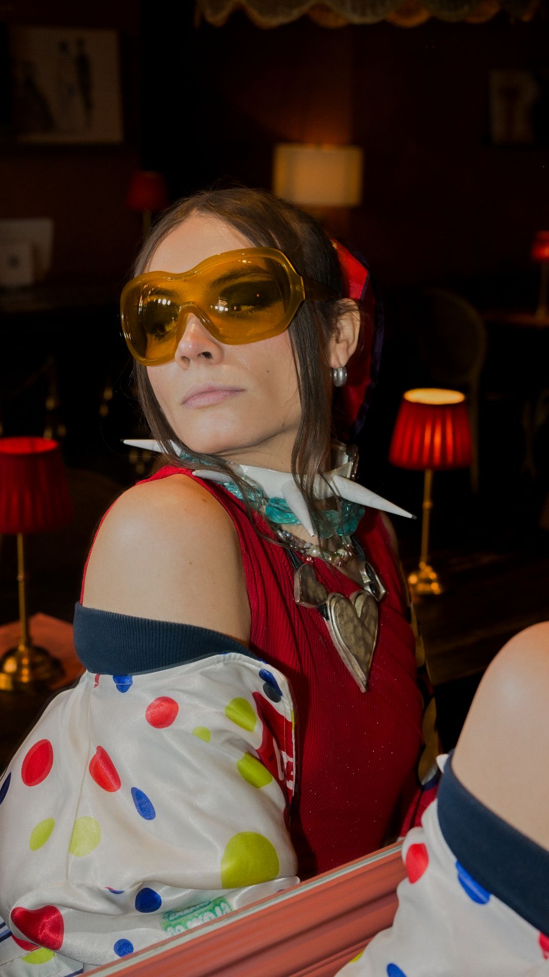 Lux Heyer, host at America's Next Top Drag Brunch